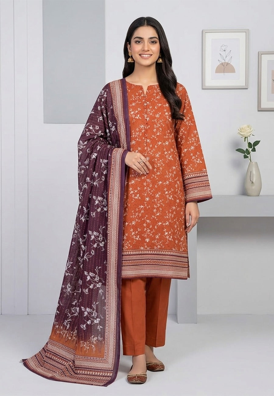 Vs Daman Exclusive Printed Lawn 3pc Vol-2-D7