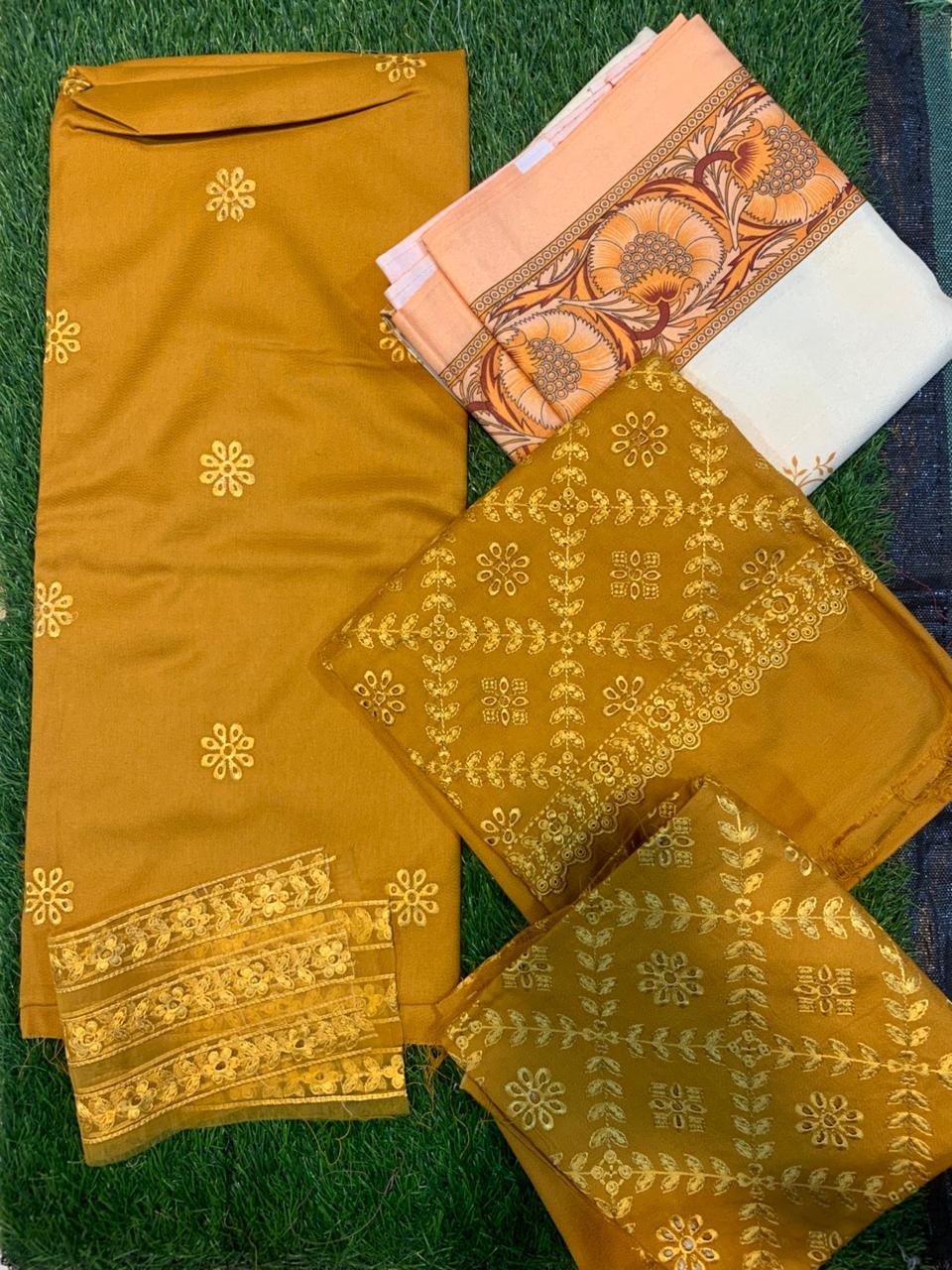 Bin Inam Luxury Embroidered 3pc D1