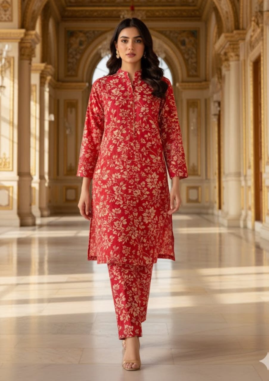 Sabeen Banadora Allover Linen 2pc d36