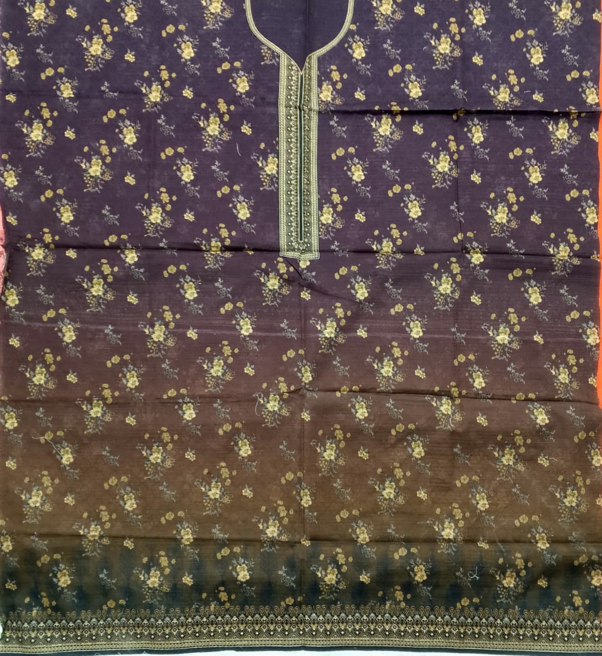 Bin Inam Printed Doriya Single Shirt-D2