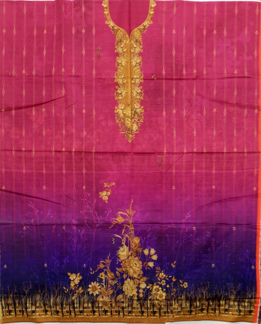 Bin Inam Printed Doriya Single Shirt-D1