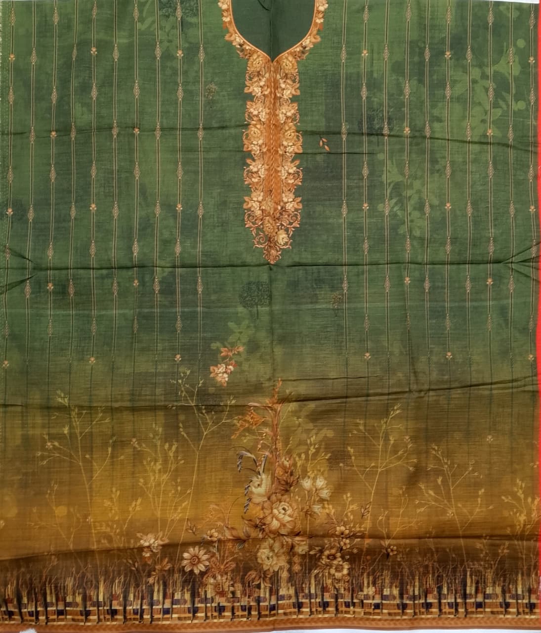 Bin Inam Printed Doriya Single Shirt-D8