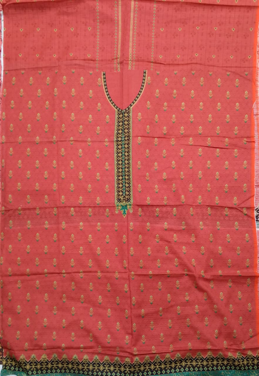 Bin Inam Printed Doriya Single Shirt-D11