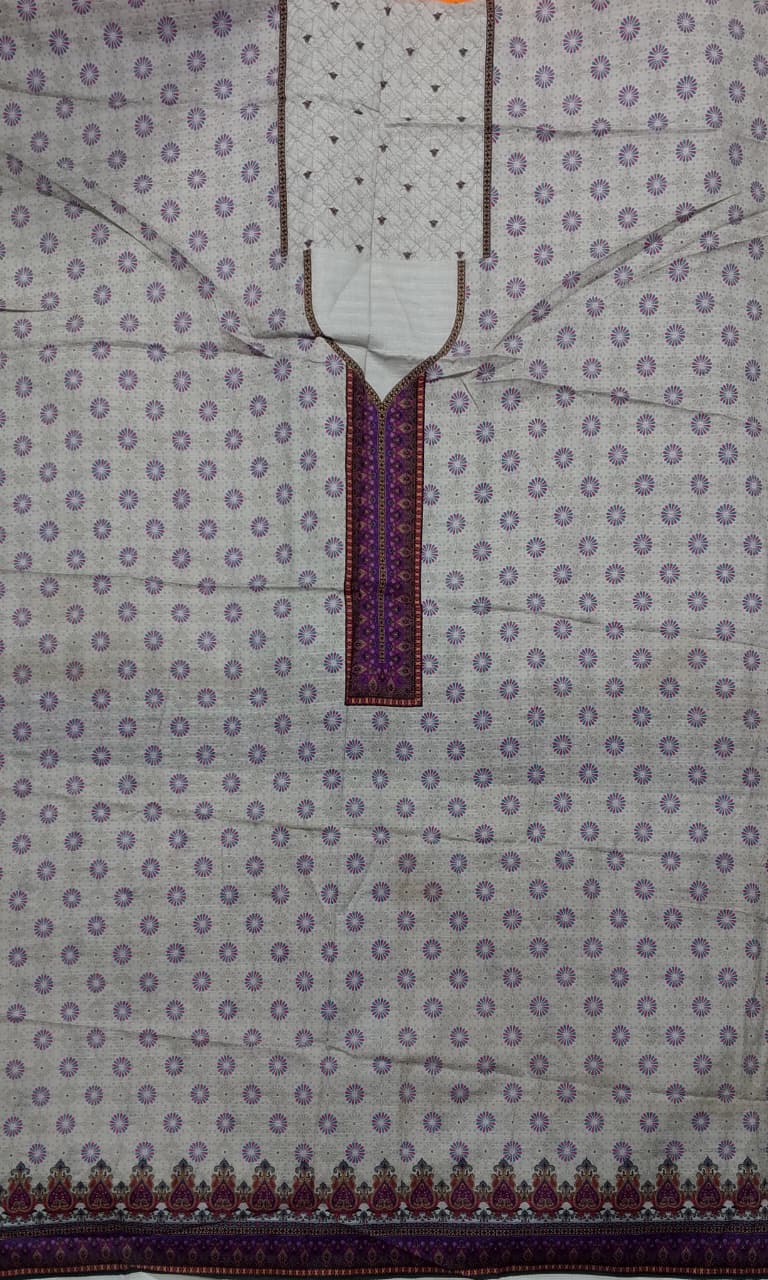 Bin Inam Printed Doriya Single Shirt-D16