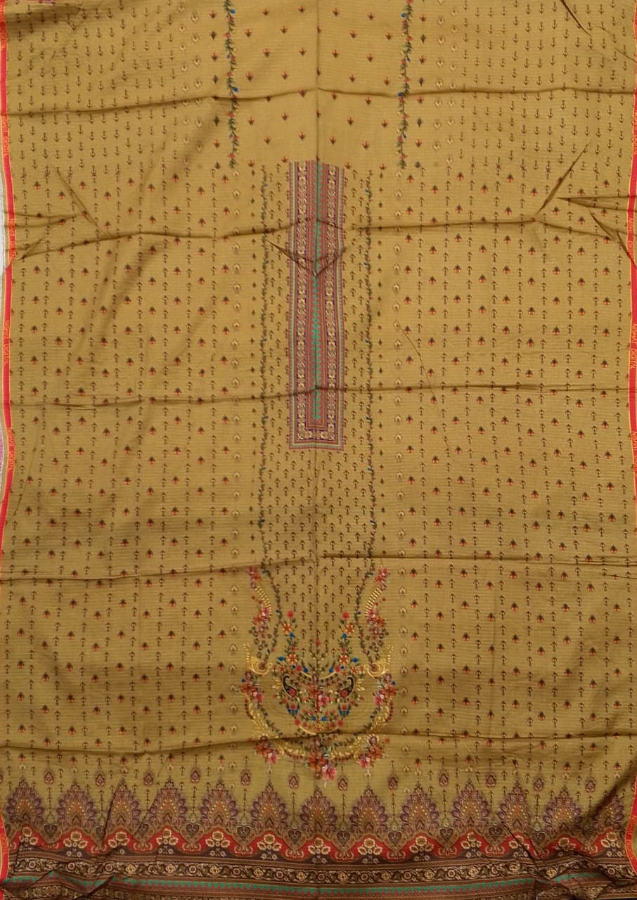 Bin Inam Printed Doriya Single Shirt-D14