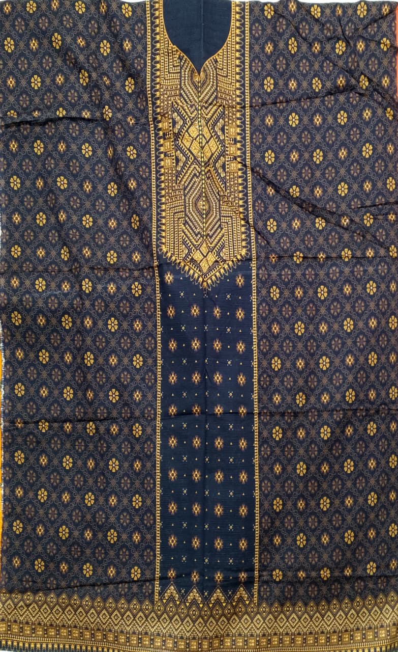 Bin Inam Printed Doriya Single Shirt-D15