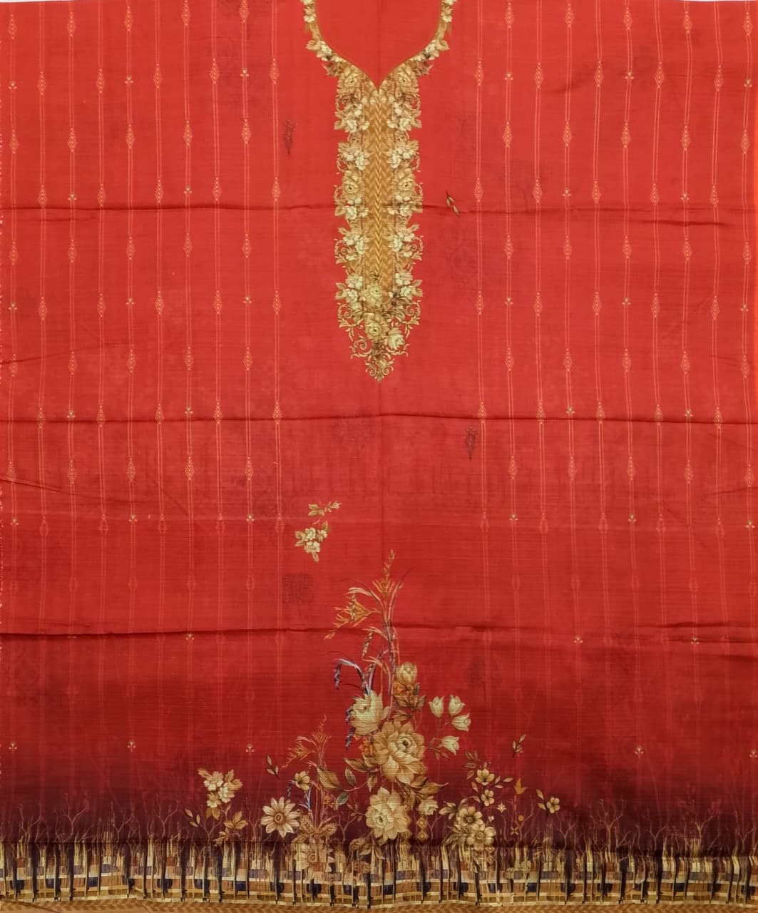 Bin Inam Printed Doriya Single Shirt-D20