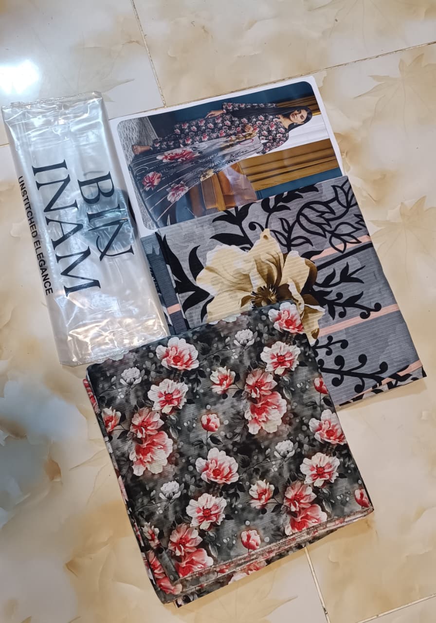 Bin Inam Banadora Allover Lawn 3pc D05