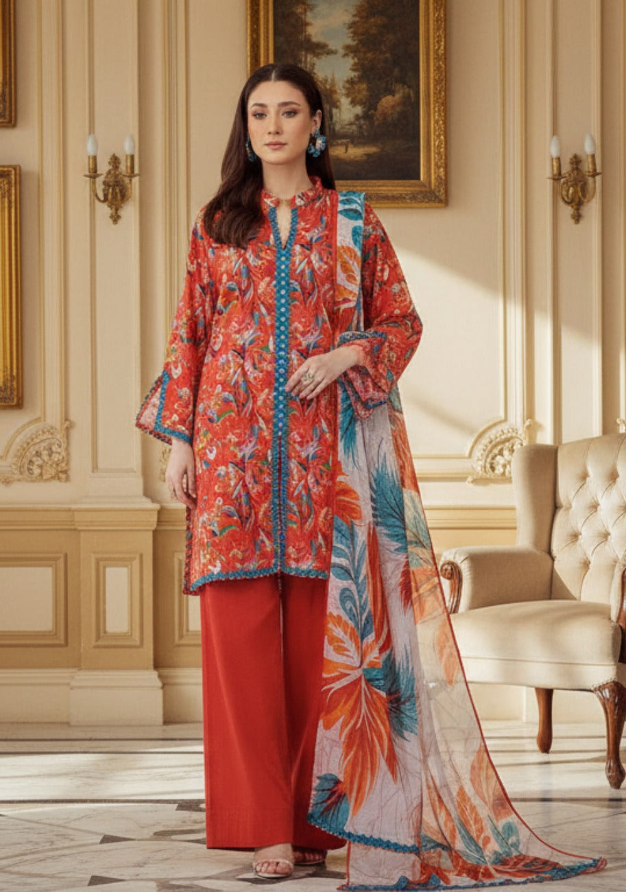 Salina Printed Lawn 3pc Vol.06 D10