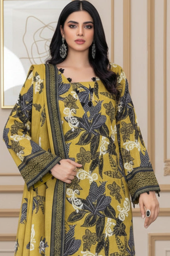 Bin Inam V9 Printed Premium Lawn 3pc D1