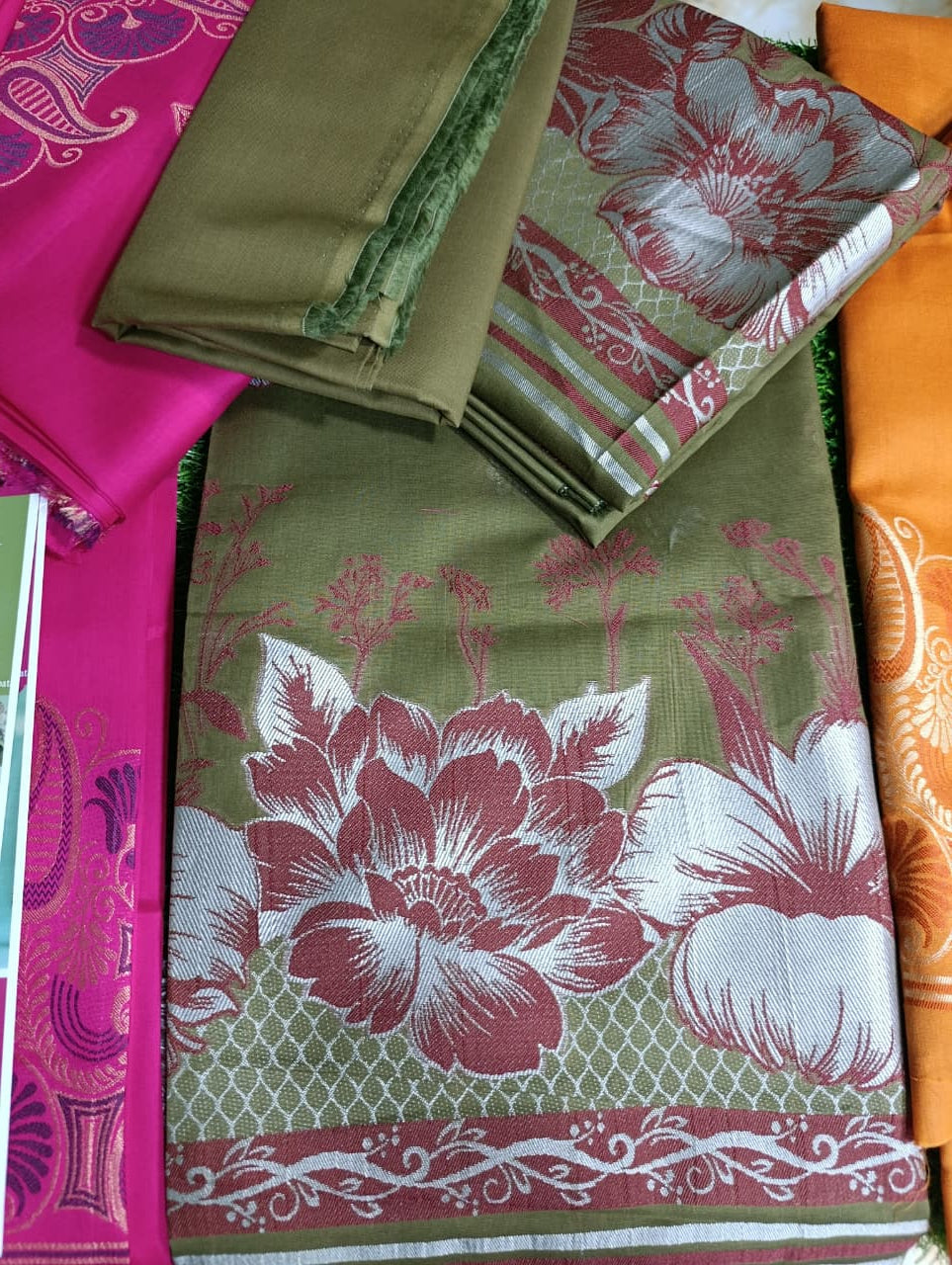 Bin Inam Signature Jaquard Printed 3pc Vol.02 D5