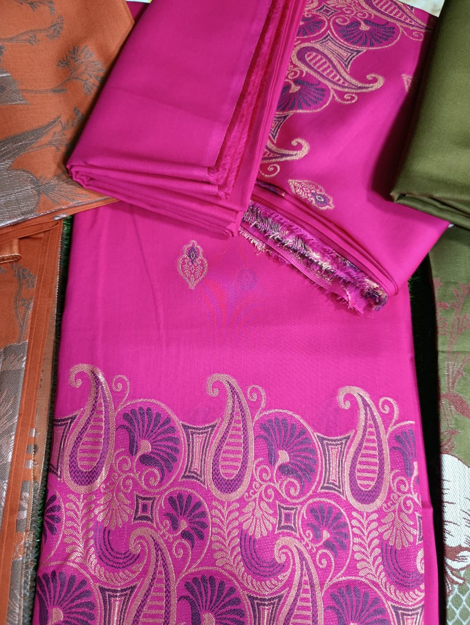 Bin Inam Signature Jaquard Printed 3pc Vol.02 D3