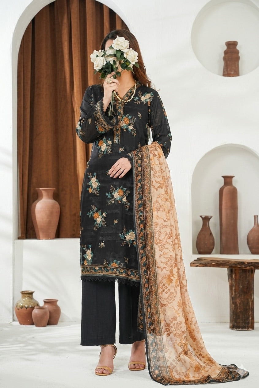 VS Shahkar Printed Premium Lawn 3pc D7