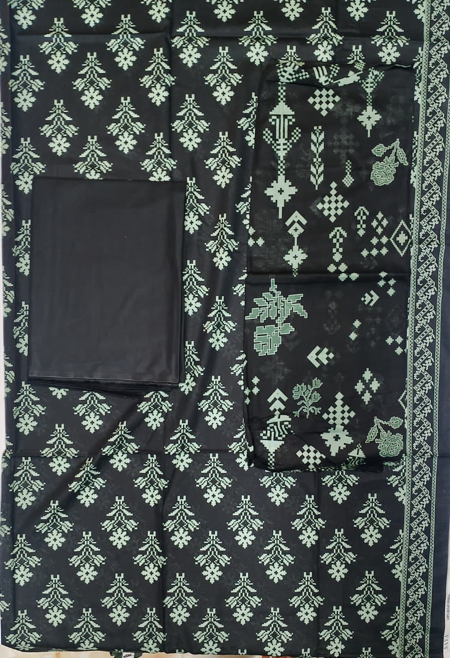 SAYA Premium Printed Lawn 3Pc Vol.12.D1