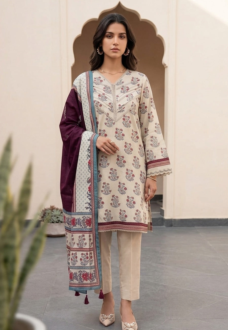 Zellbury Premium Digital Printed Lawn 3Pc-Vol-5-D7