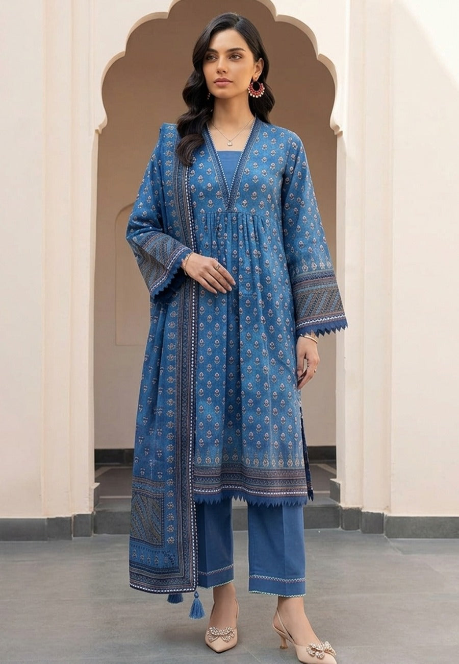 Zellbury Premium Digital Printed Lawn 3Pc-Vol-5-D12
