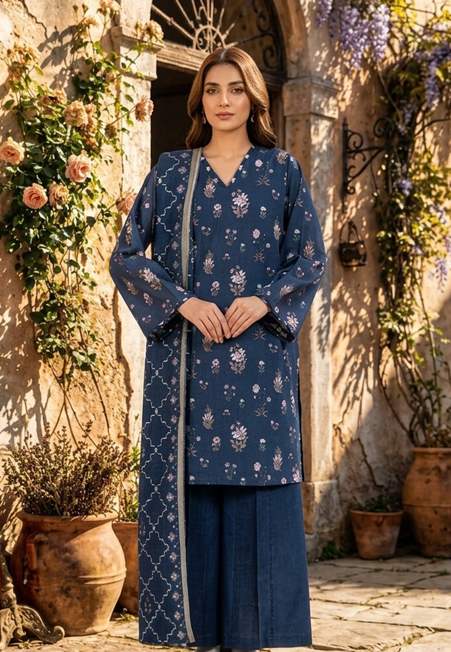 MTJ Premium Printed Lawn 3pc Vol-8 D5