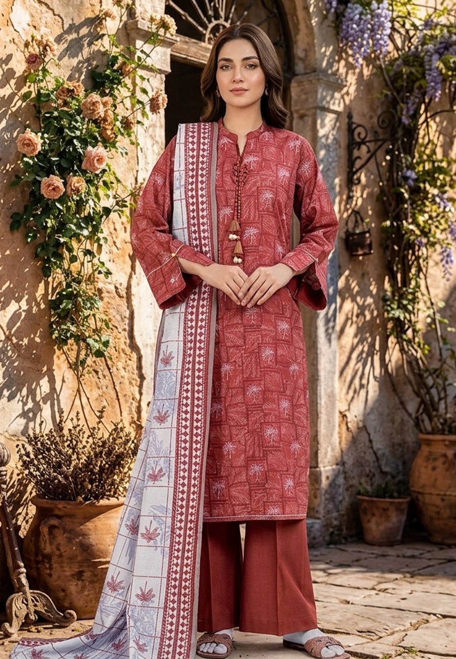 MTJ Premium Printed Lawn 3pc Vol-8 D3