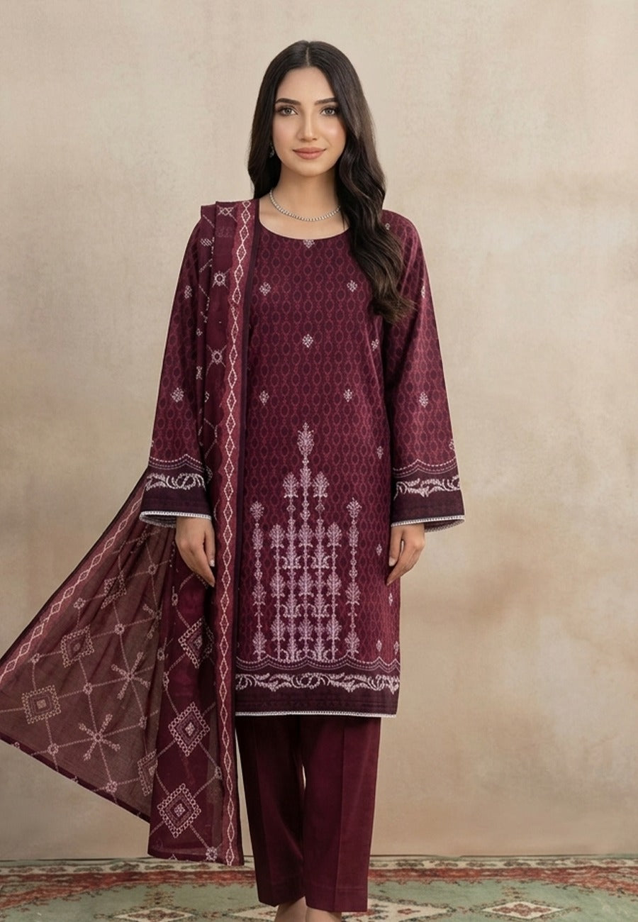 Prime Point Premium Printed Lawn 3pc Vol-1 D6