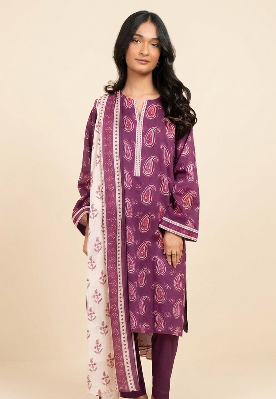Alkaram Luxury Lawn 3Pc Suit Vol-2 D5