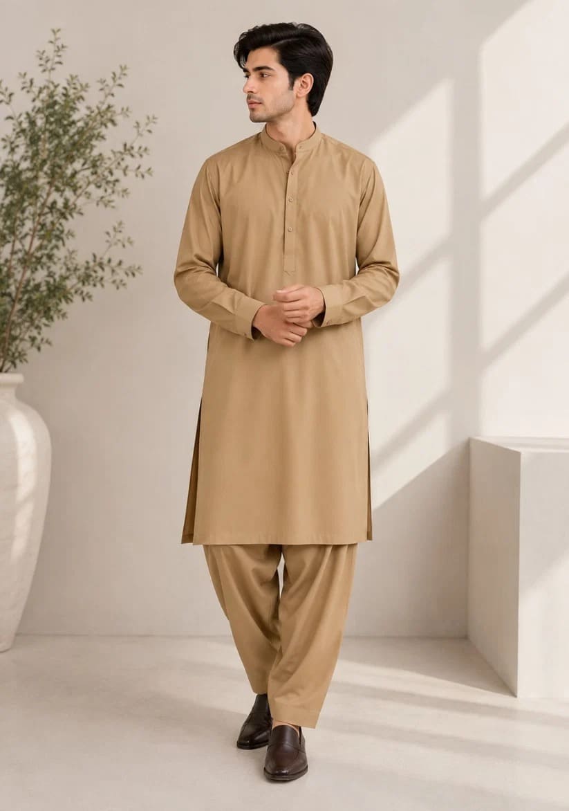 Bin Inam Osco Gents Unstitched Soft Wash N Wear Suit Vol-1-D5