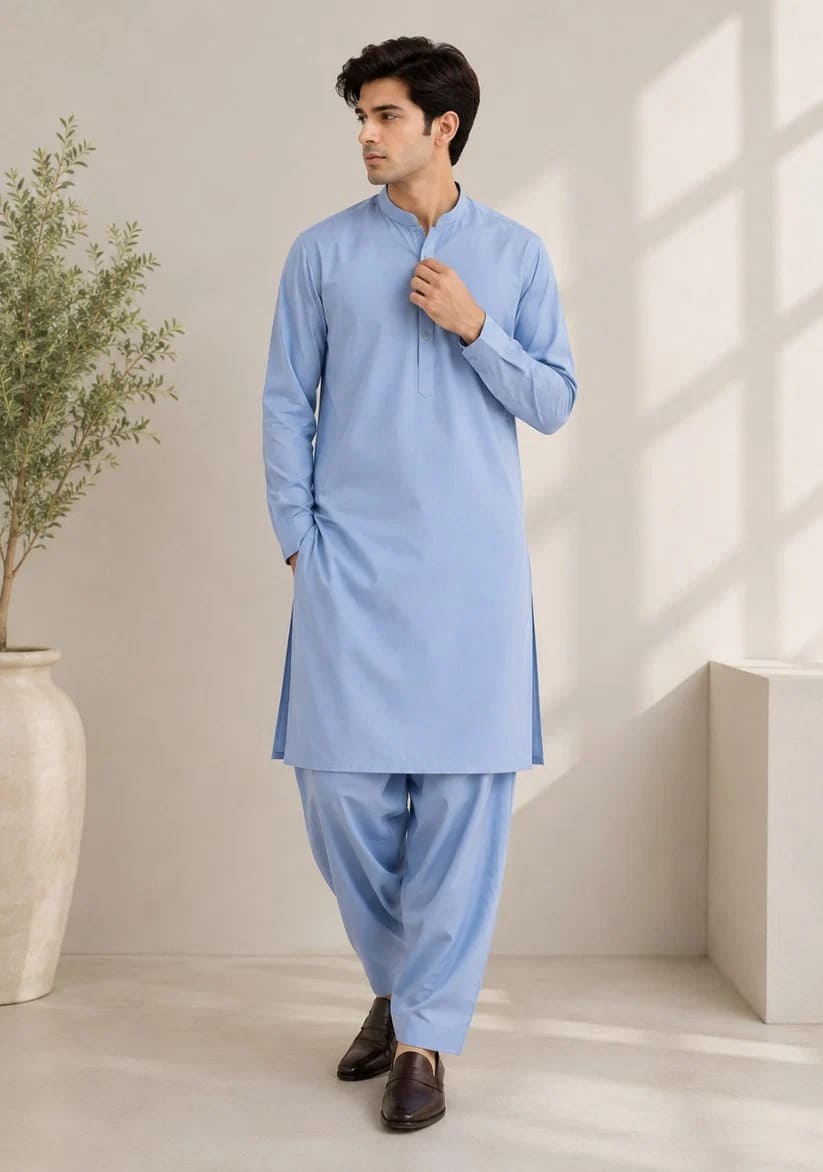 Bin Inam Osco Gents Unstitched Soft Wash N Wear Suit Vol-1-D6