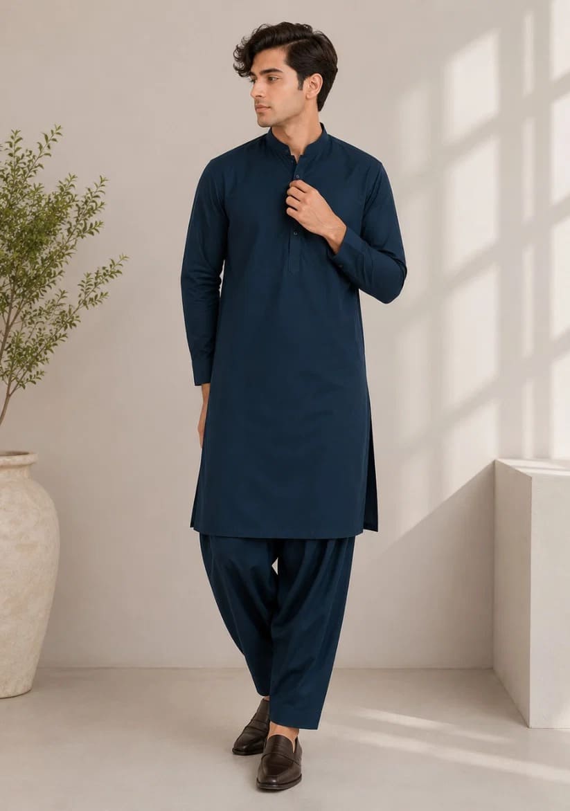 Bin Inam Osco Gents Unstitched Soft Wash N Wear Suit Vol-1-D7