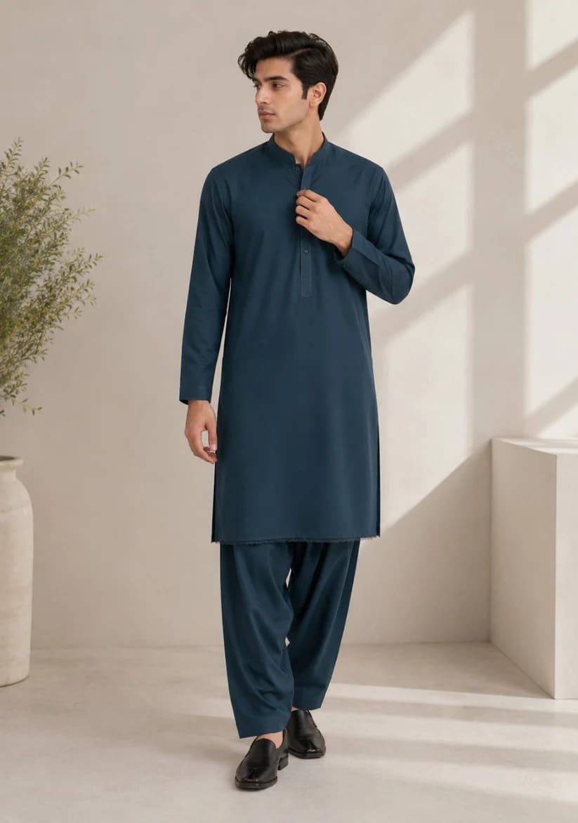 Bin Inam Osco Gents Unstitched Soft Wash N Wear Suit Vol-1-D3