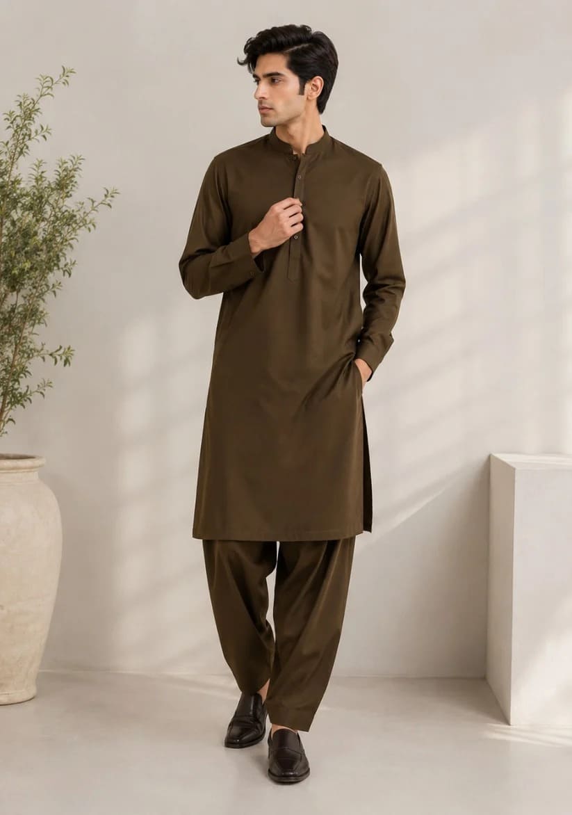 Bin Inam Osco Gents Unstitched Soft Wash N Wear Suit Vol-1-D4
