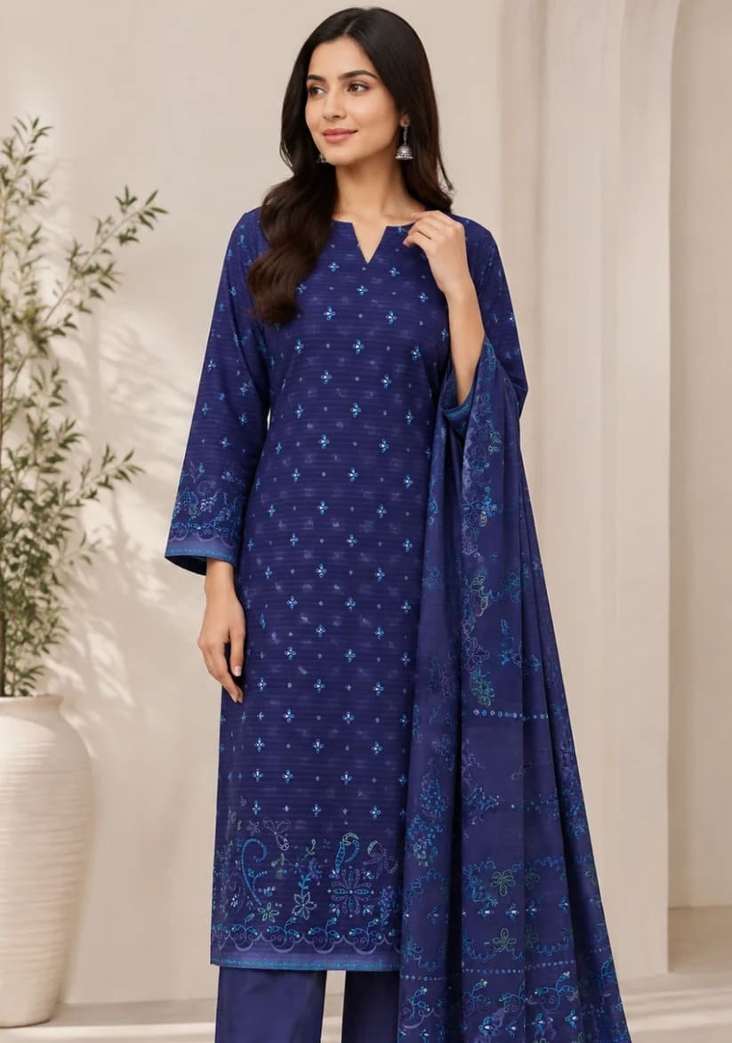 SAYA Premium Printed Lawn 3Pc Vol.15.D11