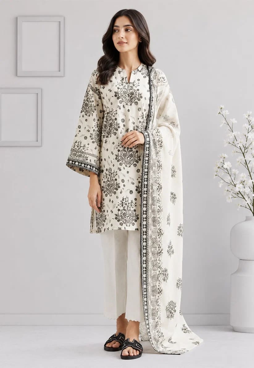 SAYA Premium Printed Lawn 3Pc Vol.11.D12