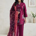 SAYA Premium Printed Lawn 3Pc Vol.12.D1