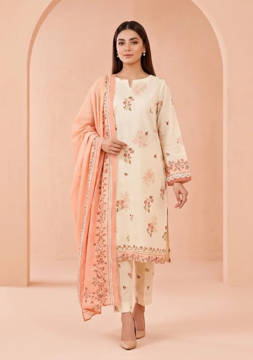 SAYA Premium Printed Lawn 3Pc Vol.15.D9
