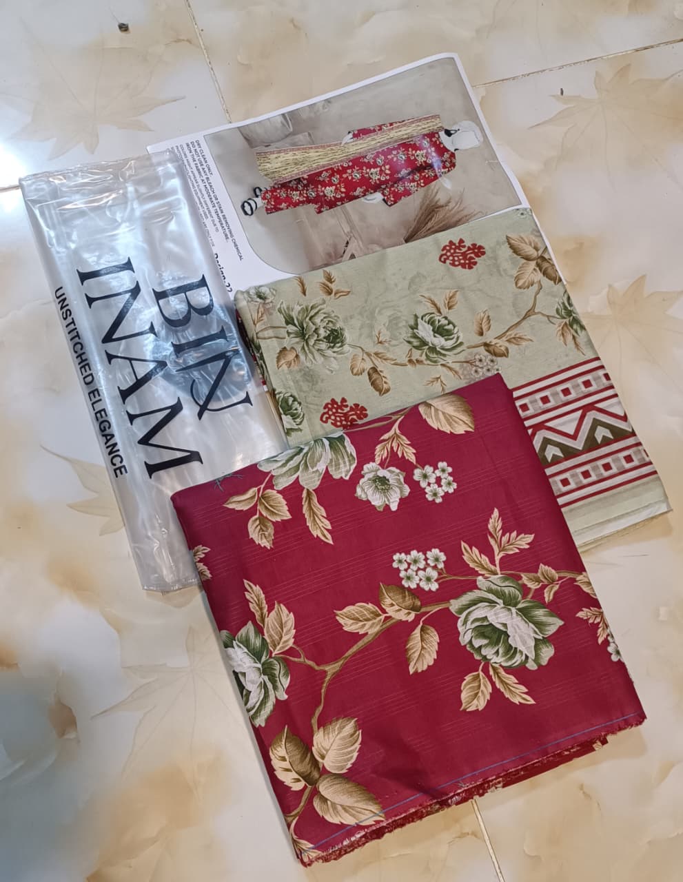 Bin Inam Banadora Allover Lawn 3pc D08