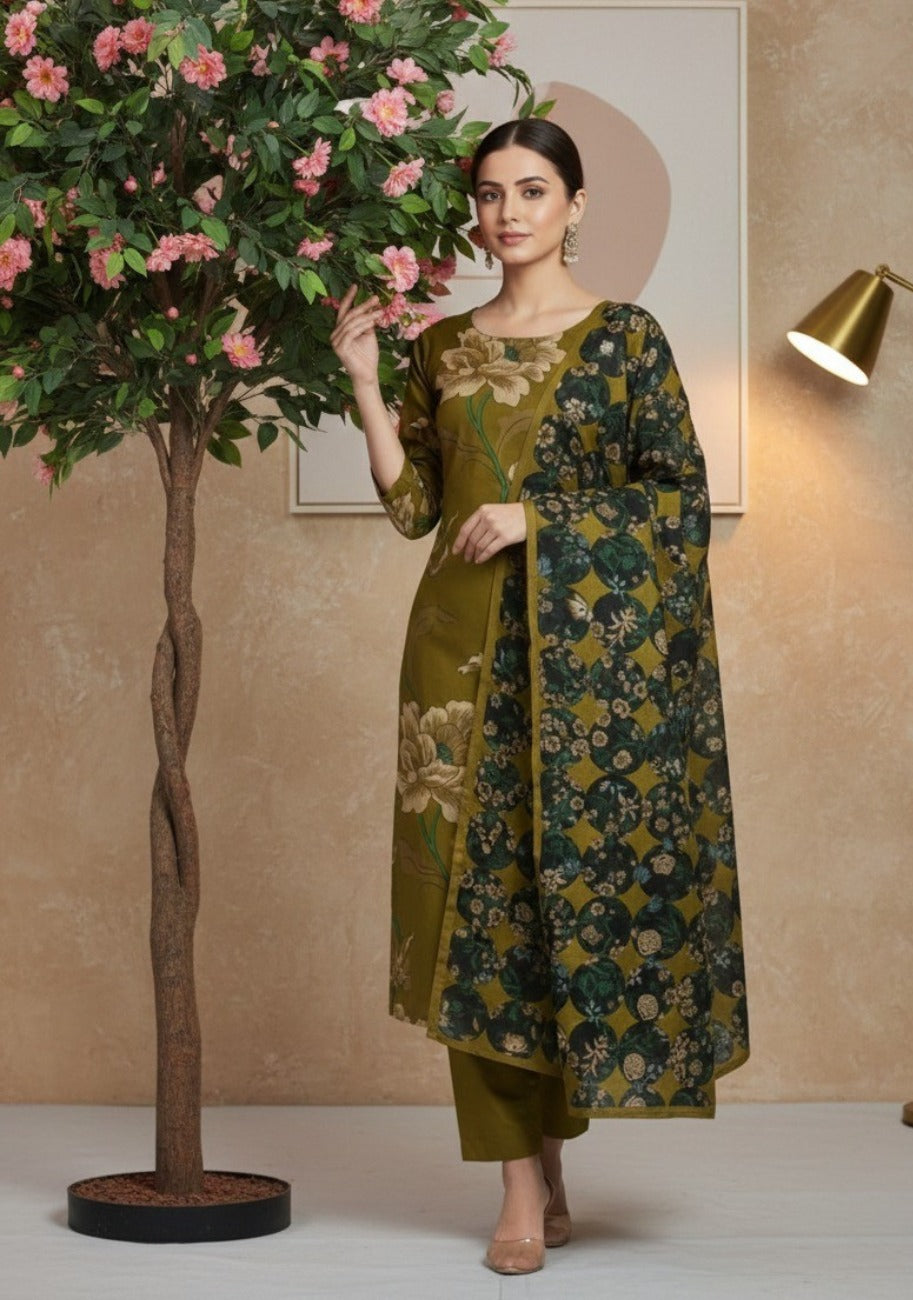 Sapphire Printed Premium Lawn 3pc Vol-2-D1