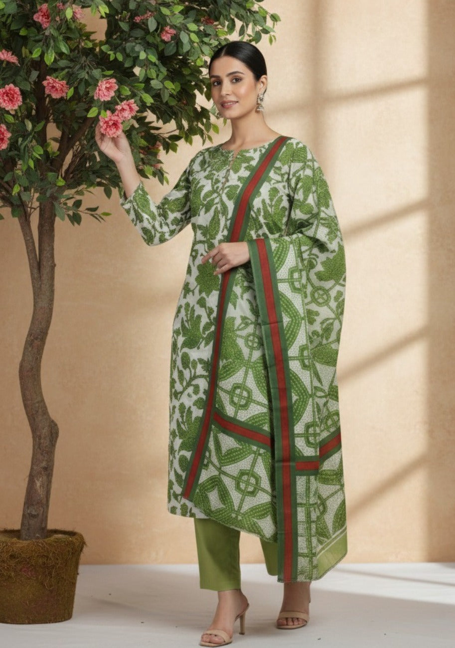 Sapphire Printed Premium Lawn 3pc Vol-2-D10