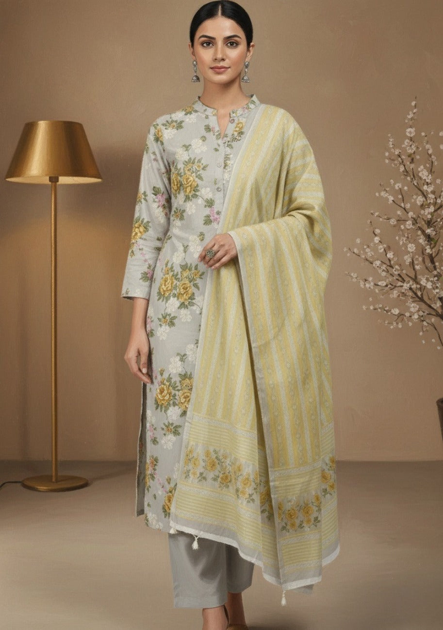 Sapphire Printed Premium Lawn 3pc Vol-2-D9