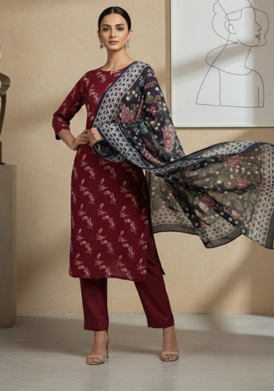 Sapphire Printed Premium Lawn 3pc Vol-2-D2