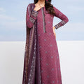 Edenrobe Luxury Printed Lawn 3pc Vol 1 D4