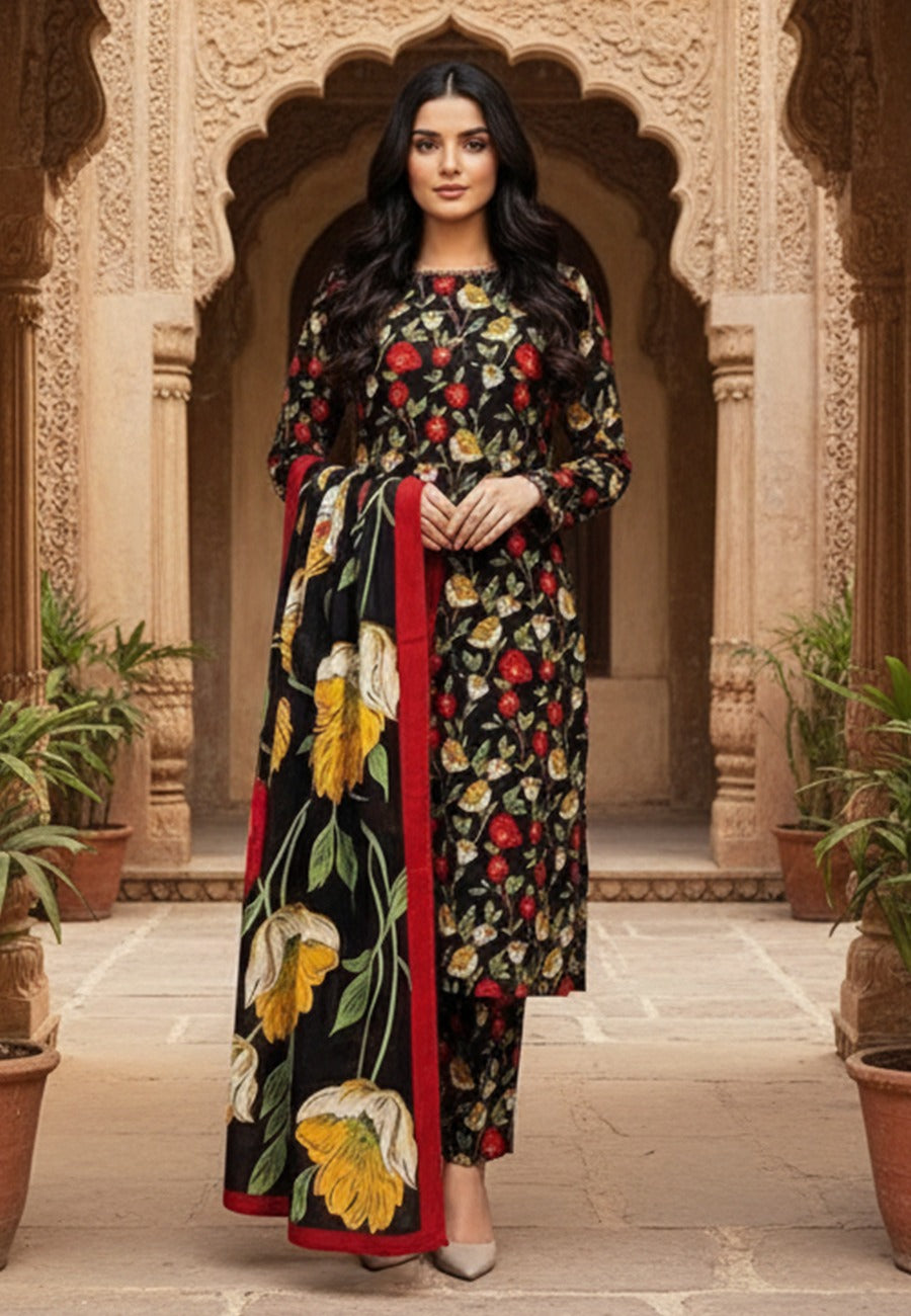 Bin Inam Zee Fashion Premium Printed Lawn 3pc D9