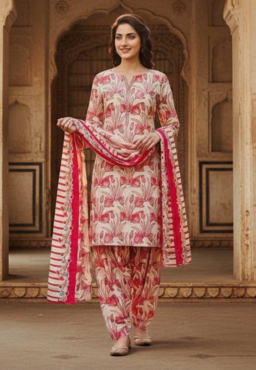 Bin Inam Zee Fashion Premium Printed Lawn 3pc D8