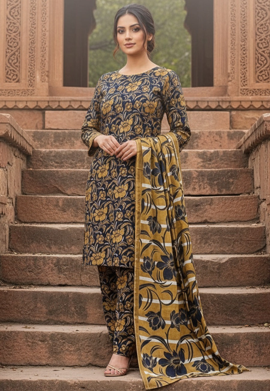Bin Inam Zee Fashion Premium Printed Lawn 3pc D7