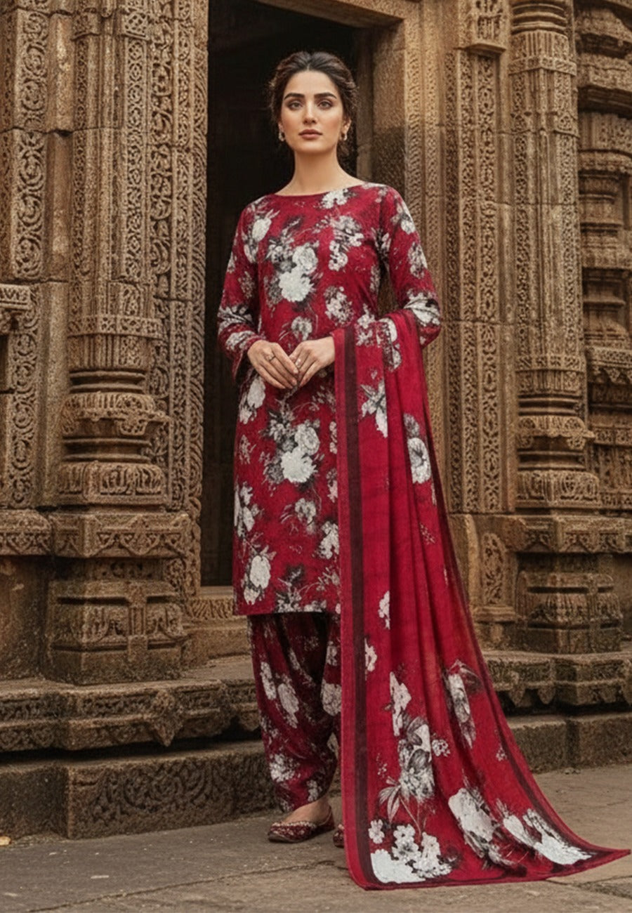 Bin Inam Zee Fashion Premium Printed Lawn 3pc D3