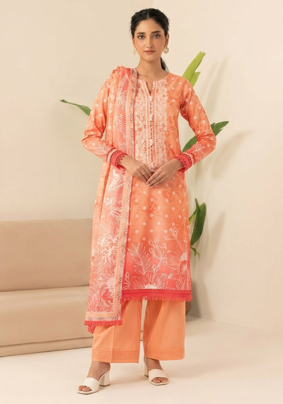 Zellbury Premium Digital Printed Lawn 3Pc-Vol-2-D34
