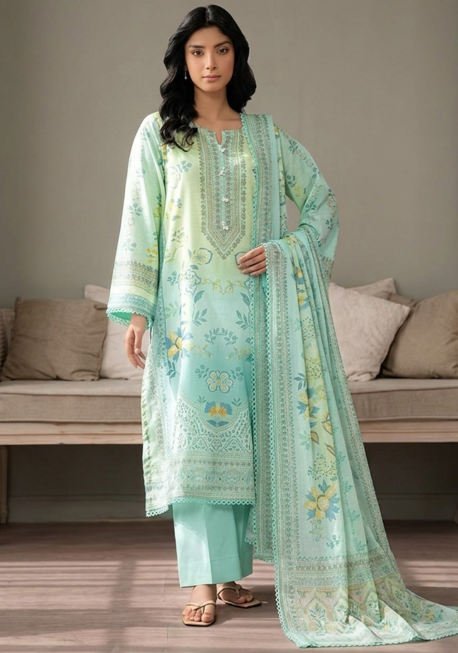 Zellbury Premium Digital Printed Lawn 3Pc-Vol-2-D36