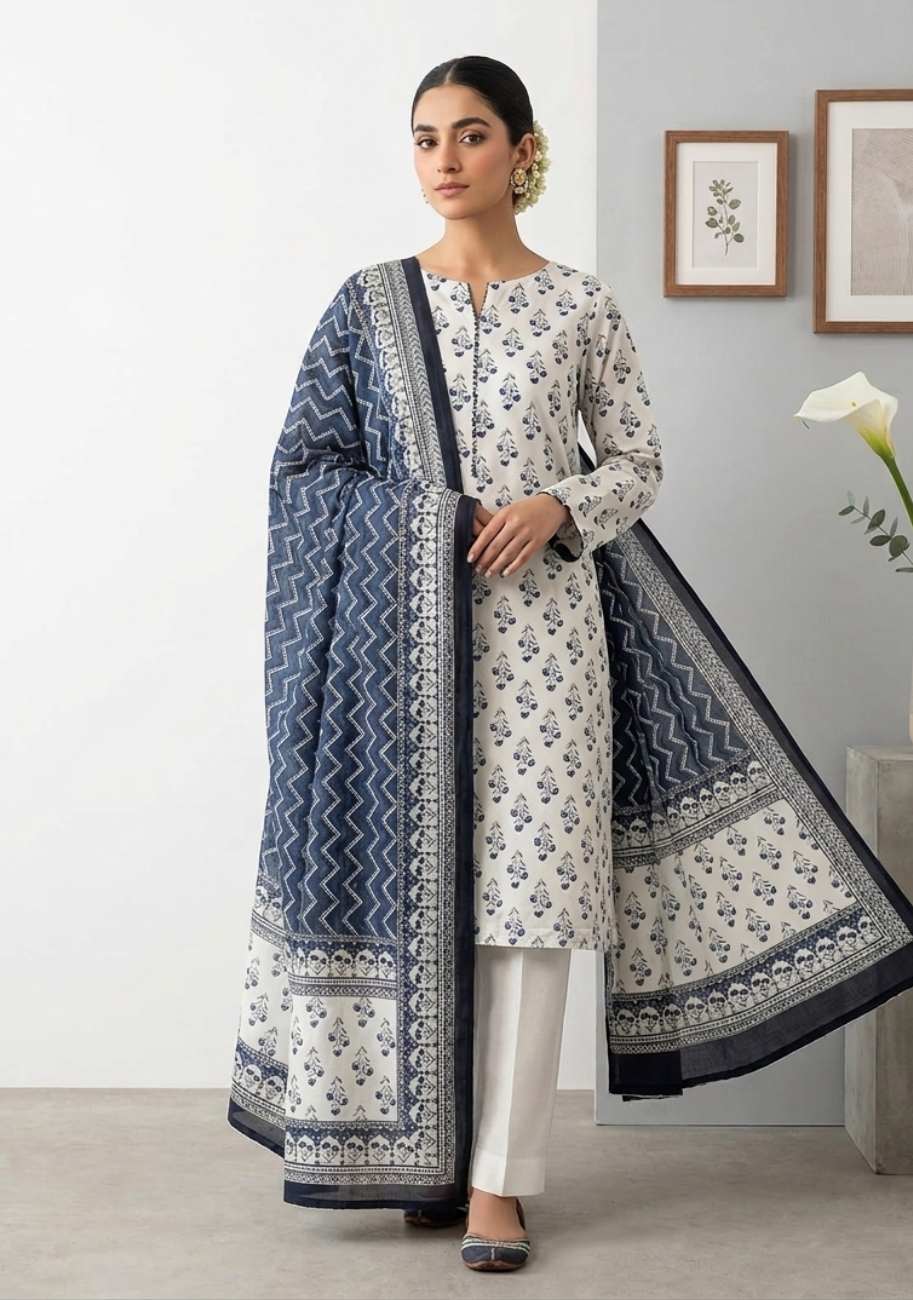 Zam Zam Luxury Style Premium Printed Lawn 3pc.D10