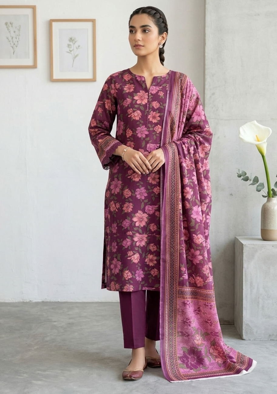 Zam Zam Luxury Style Premium Printed Lawn 3pc.D13