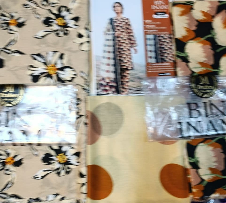 Bin Inam Zee Fashion Premium Printed Lawn 3pc D2
