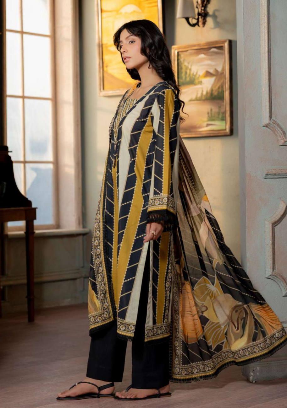 Zellbury Premium Digital Printed Lawn 3Pc-Vol-3-D10