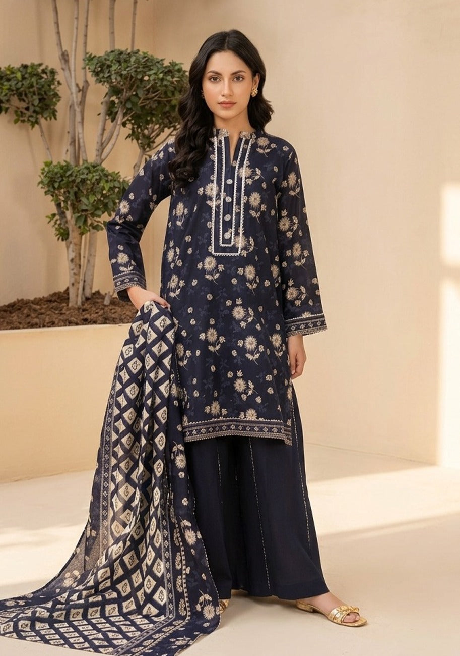 Zellbury Premium Digital Printed Lawn 3Pc-Vol-3-D32